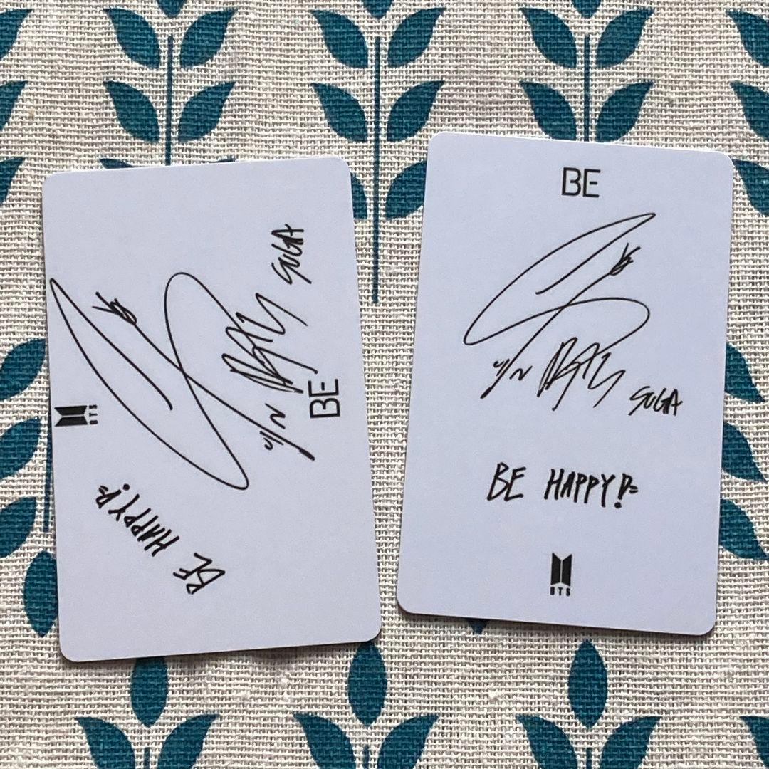 BTS ユンギ ラキドロ BE 未公開 トレカ2枚