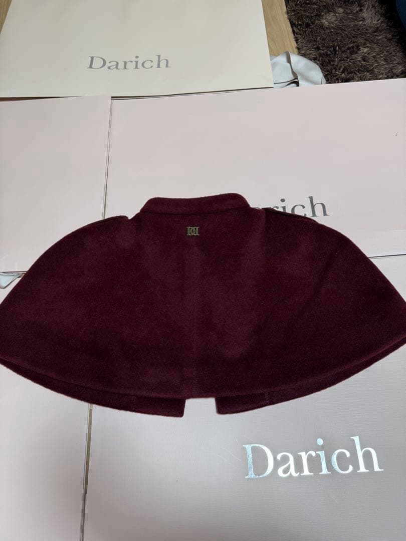 Darich ケープチェックナポレオンコート
