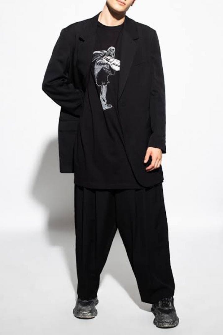 yohji yamamoto pour homme コットン天竺BIG長袖