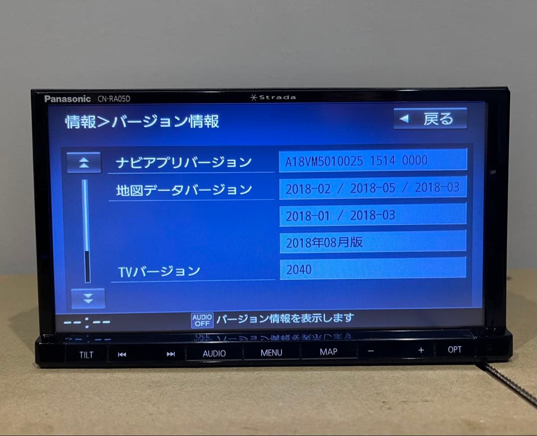 Panasonic CN-RA05D 2018バックカメラCY-RC90KD{C