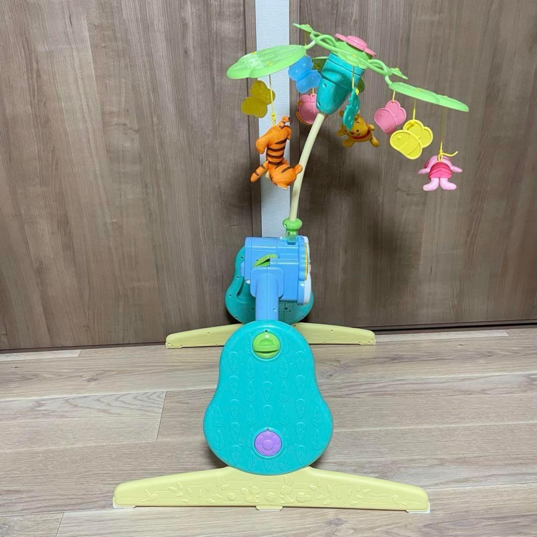 【極美品】えらべる回転6way ジムにへんしんメリーくまのプーさん