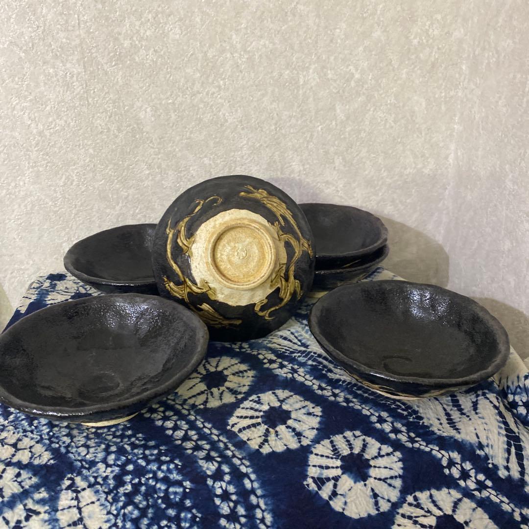 人気作家！仁平　皿　六客　和皿　高級和食器