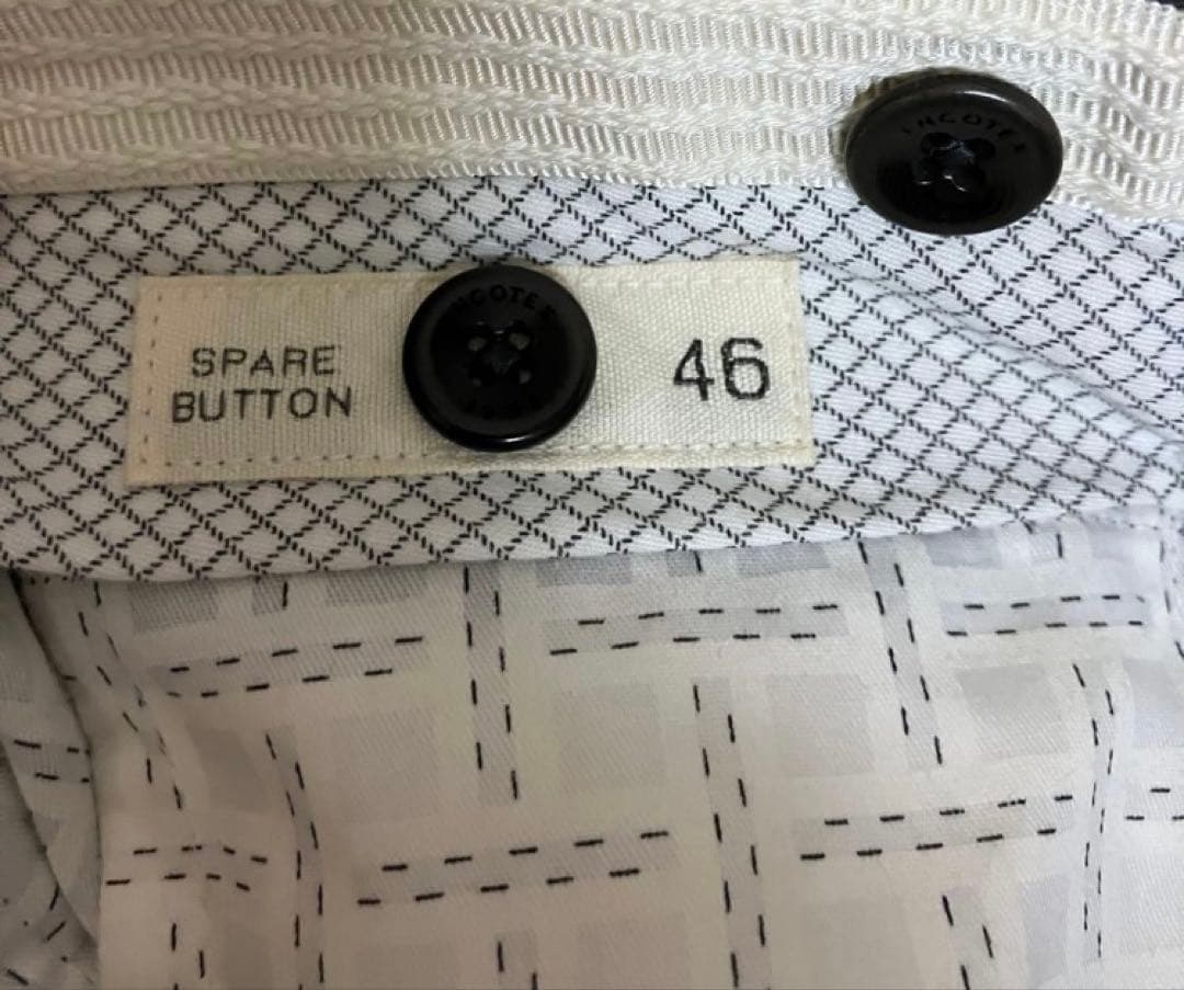 【美品】 INCOTEXドレススラックス 超定番 35型 ミディアムグレー 46