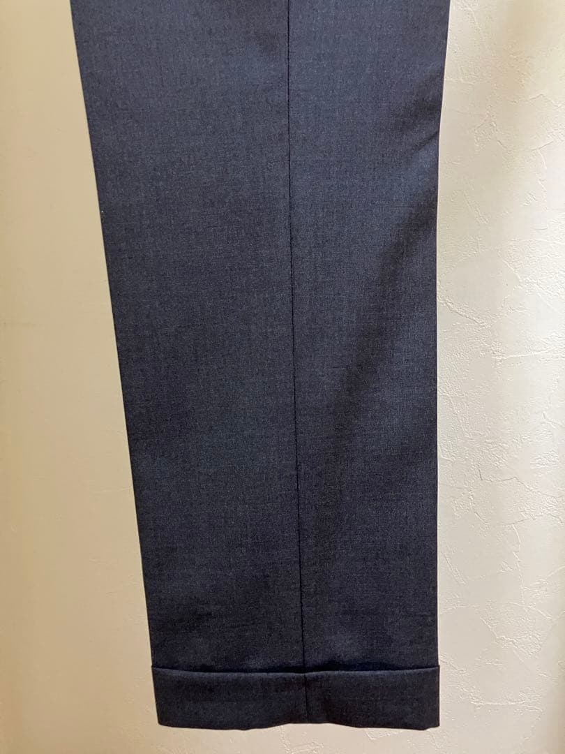【美品】 INCOTEXドレススラックス 超定番 35型 ミディアムグレー 46