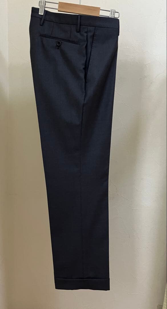 【美品】 INCOTEXドレススラックス 超定番 35型 ミディアムグレー 46