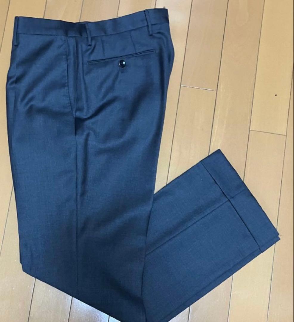 【美品】 INCOTEXドレススラックス 超定番 35型 ミディアムグレー 46