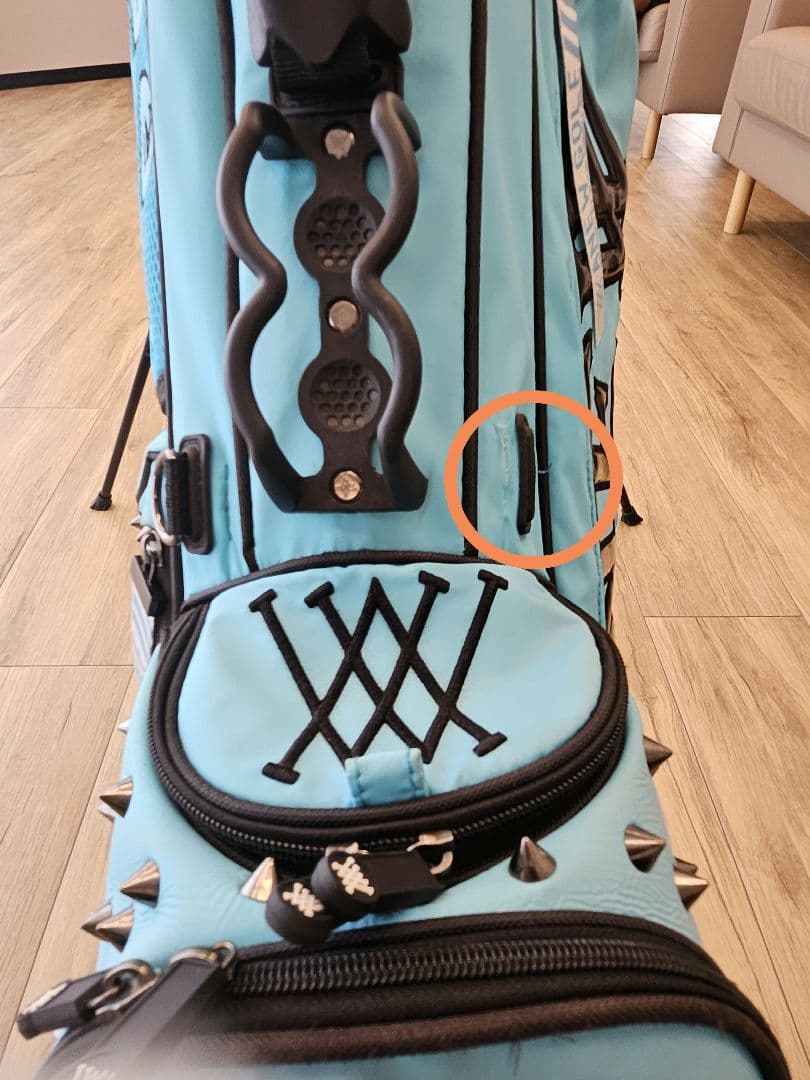 ANEWゴルフ スタンドキャディバッグブルー