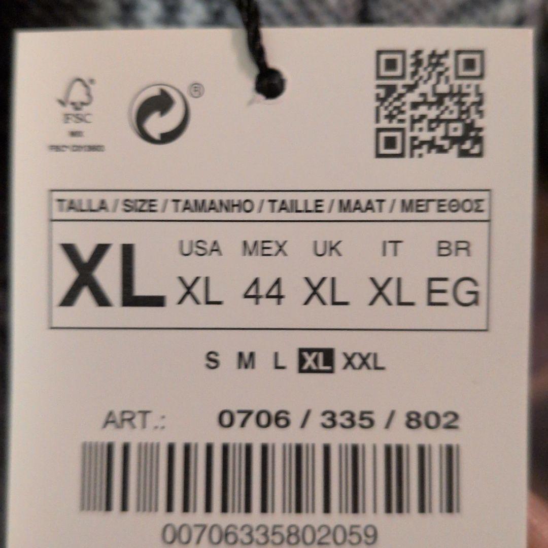 新品タグ付き！ ZARA MAN チェック柄 チェスターコート