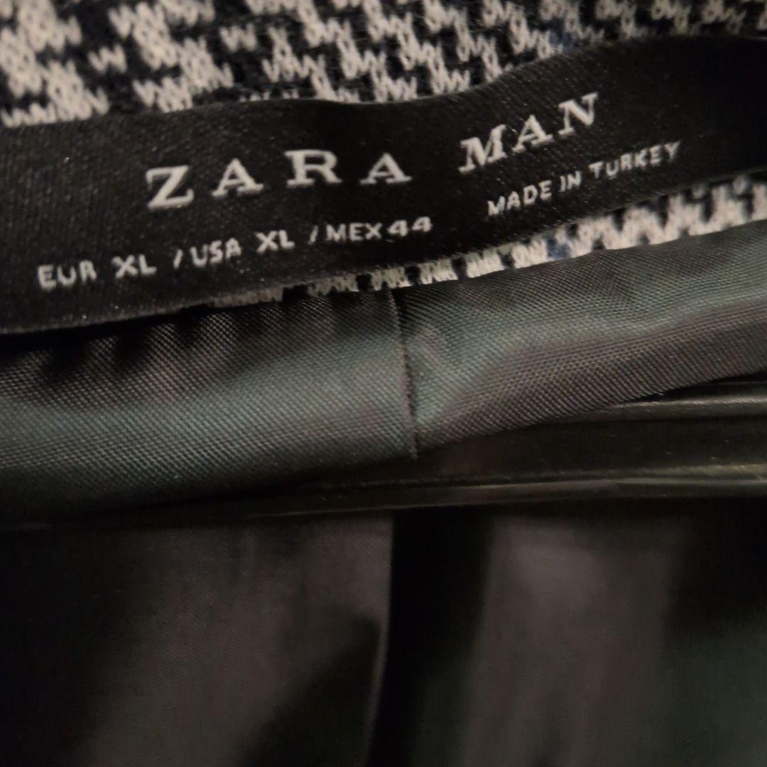 新品タグ付き！ ZARA MAN チェック柄 チェスターコート