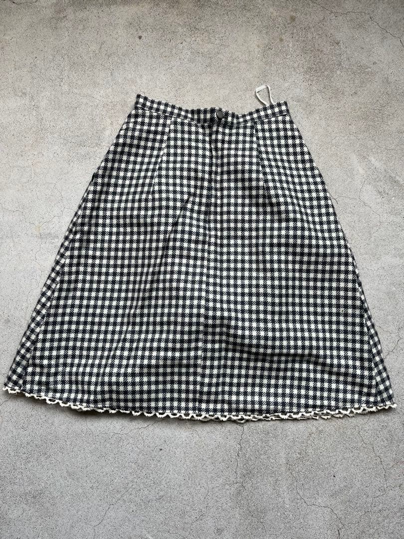 【美品】MILK ビンテージ　スカート　千鳥格子