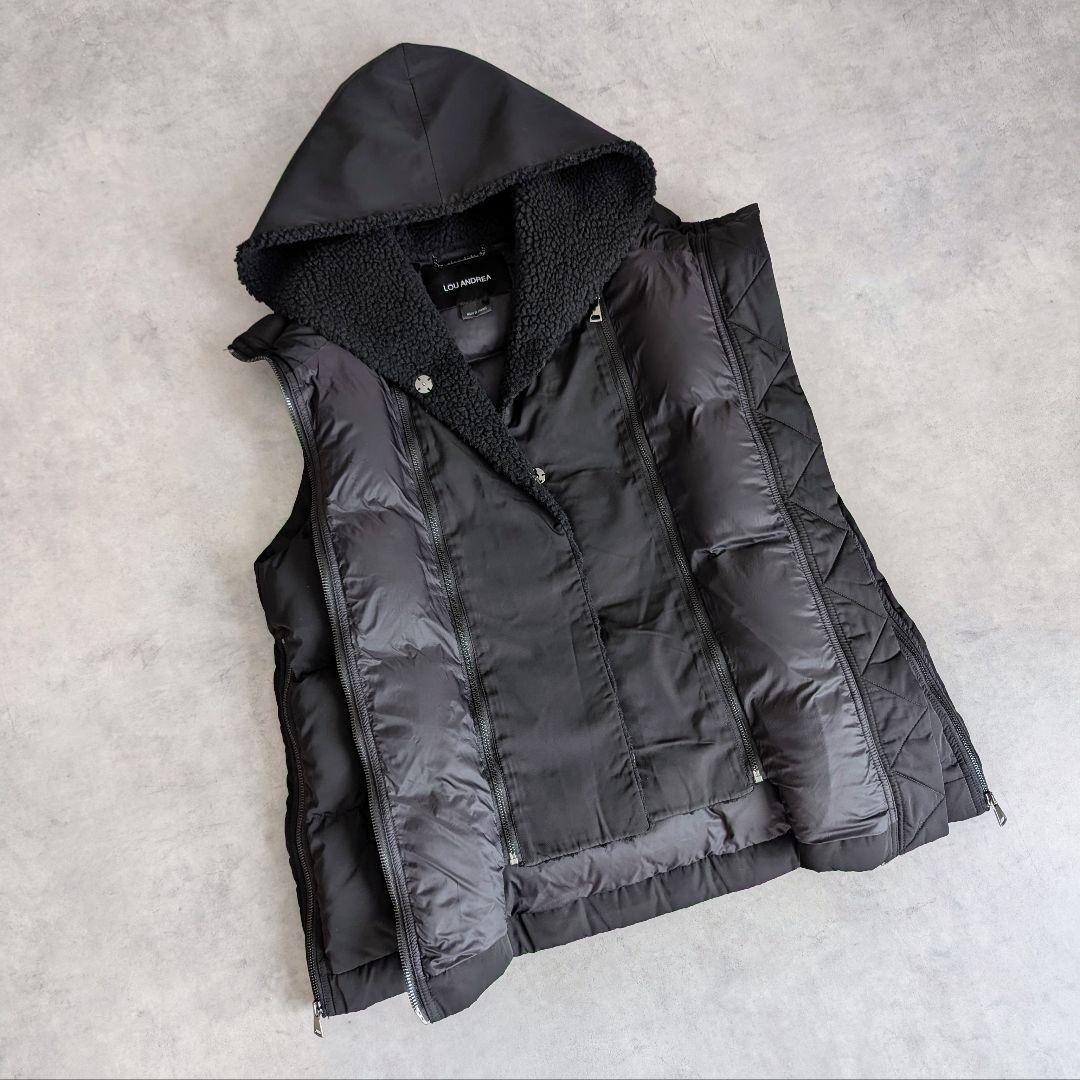 LOU ANDREA ルーアンドレア 2WAY DOWN VEST アパルトモン