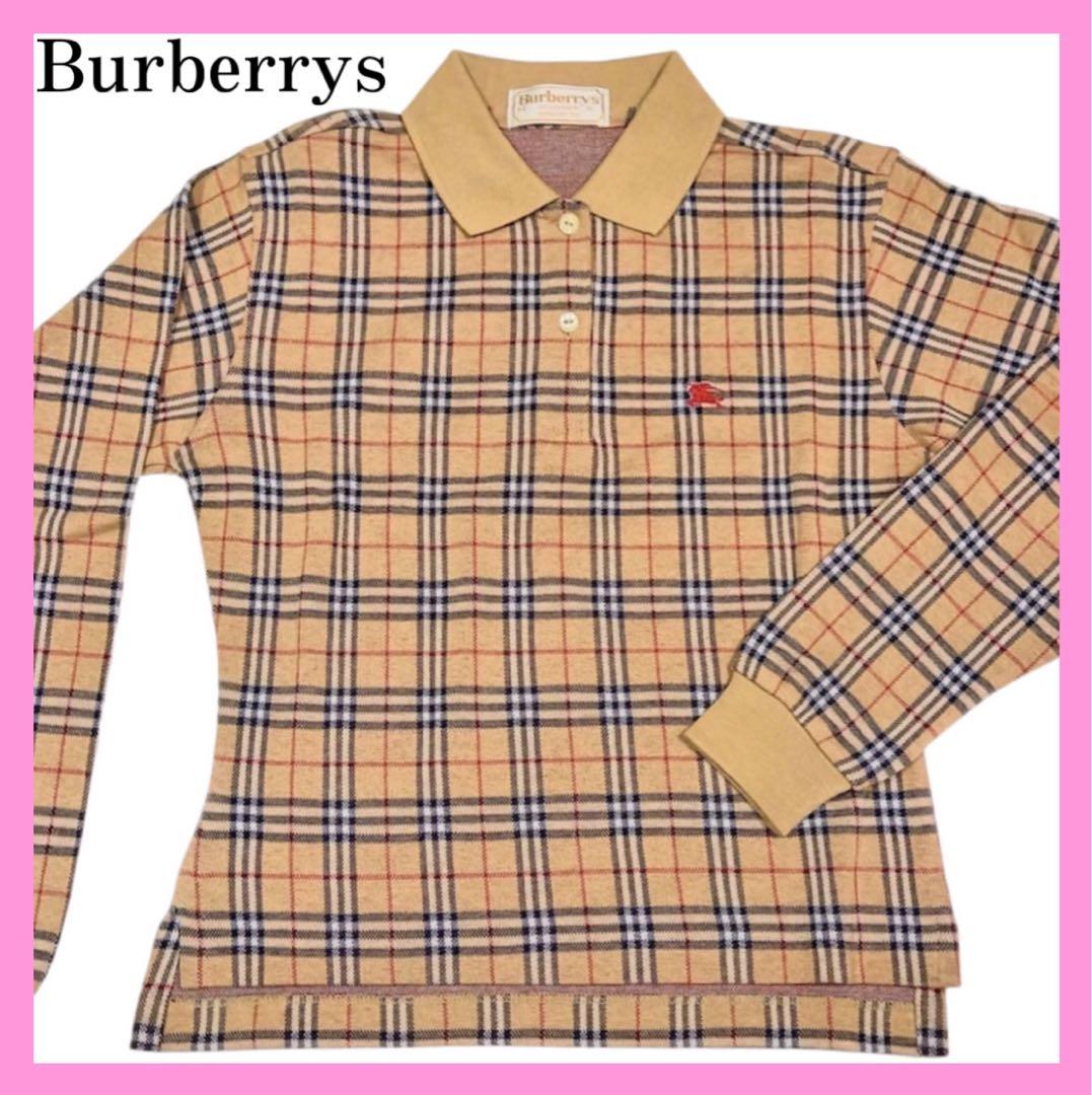 【新品未使用】 Burberrys バーバリー ノバチェック ポロ 希少デザイン