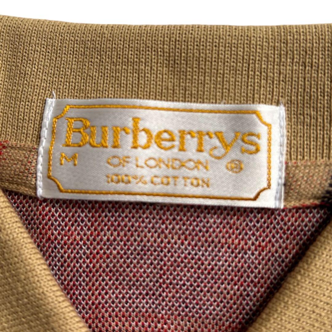 【新品未使用】 Burberrys バーバリー ノバチェック ポロ 希少デザイン