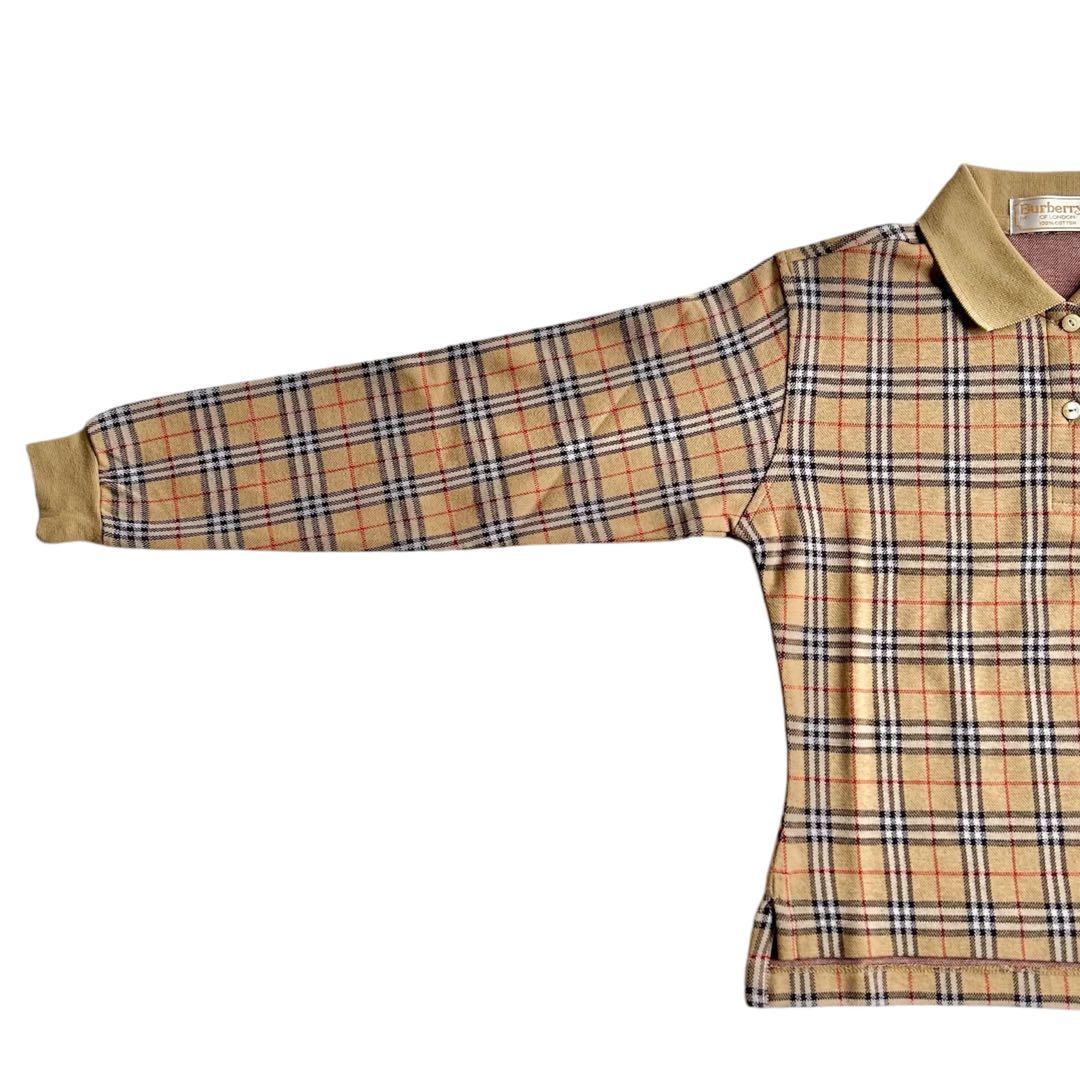 【新品未使用】 Burberrys バーバリー ノバチェック ポロ 希少デザイン