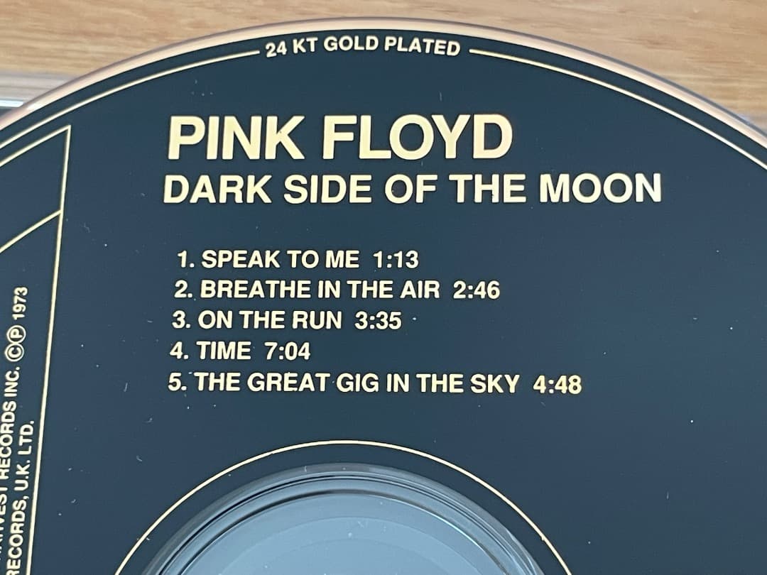 ピンク・フロイド「狂気」ゴールドCD（UDCD-517）