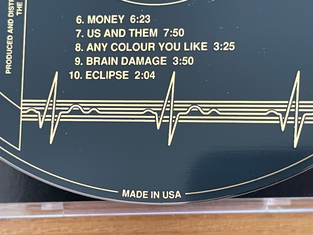 ピンク・フロイド「狂気」ゴールドCD（UDCD-517）