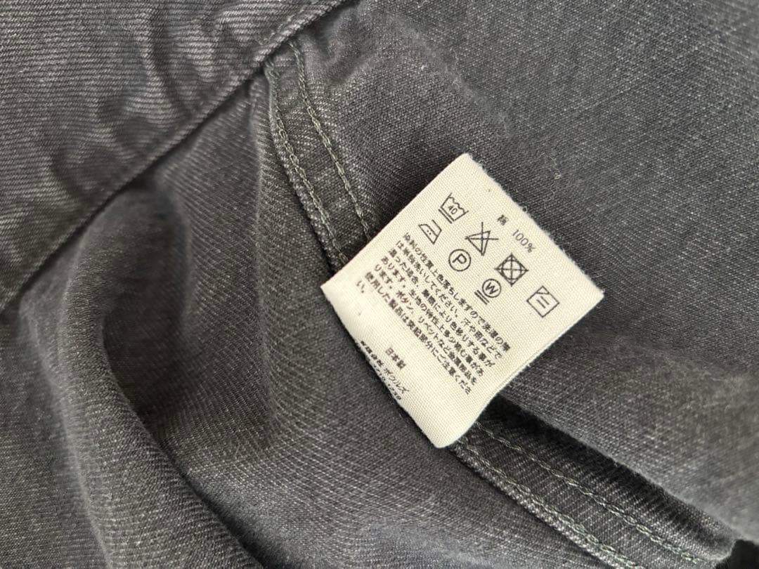 HYKE バルーンスリーブデニムジャケット　黒