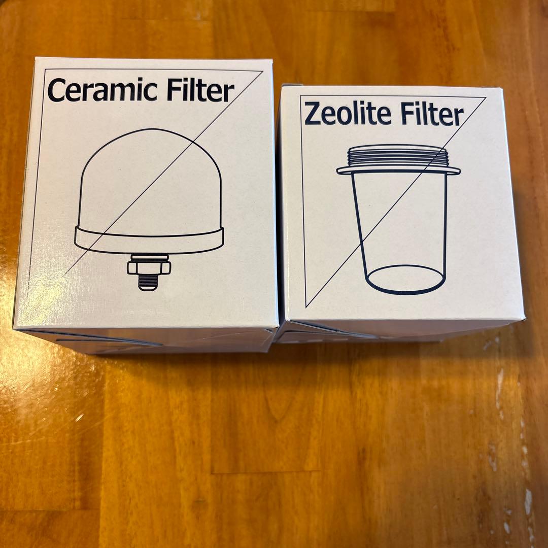 【新品未使用】NEWセラミックフィルターとNEWゼオライトフィルター