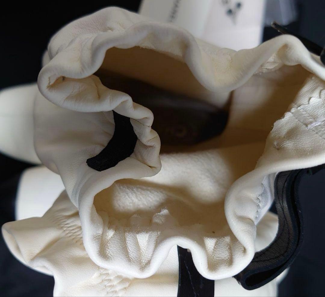 CHANEL シャネルリボンショートブーツ　38 美品