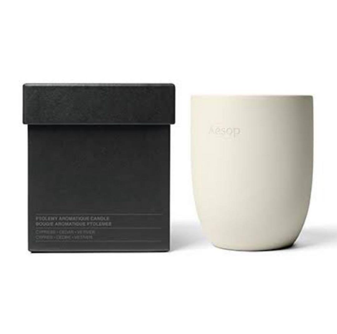 【新品未使用】　プトレミー　Aesop キャンドル　購入時の巾着付き