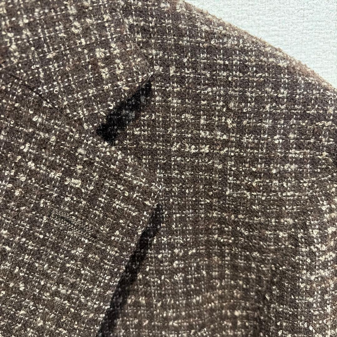 J*様 【BEAMS F】オリジナル ブラウン ツイード テーラードジャケット