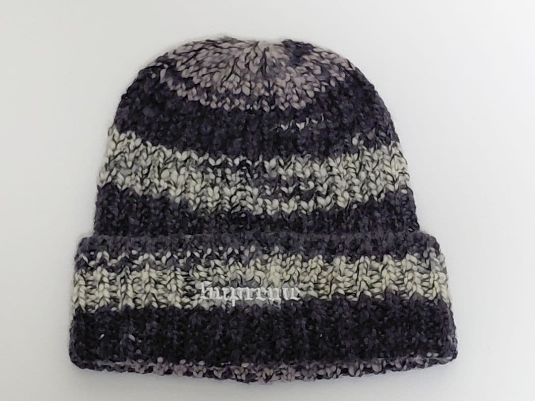【極美品】Supreme　Space　Dye　Stripe　Beanie