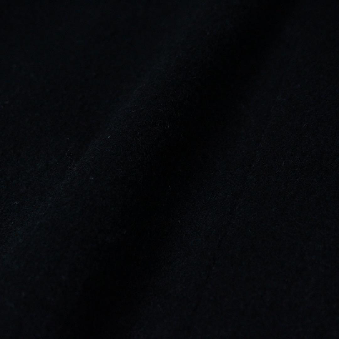 INED イネド カシミヤ100% 2WAY ラップコート 黒 9 冠婚葬祭