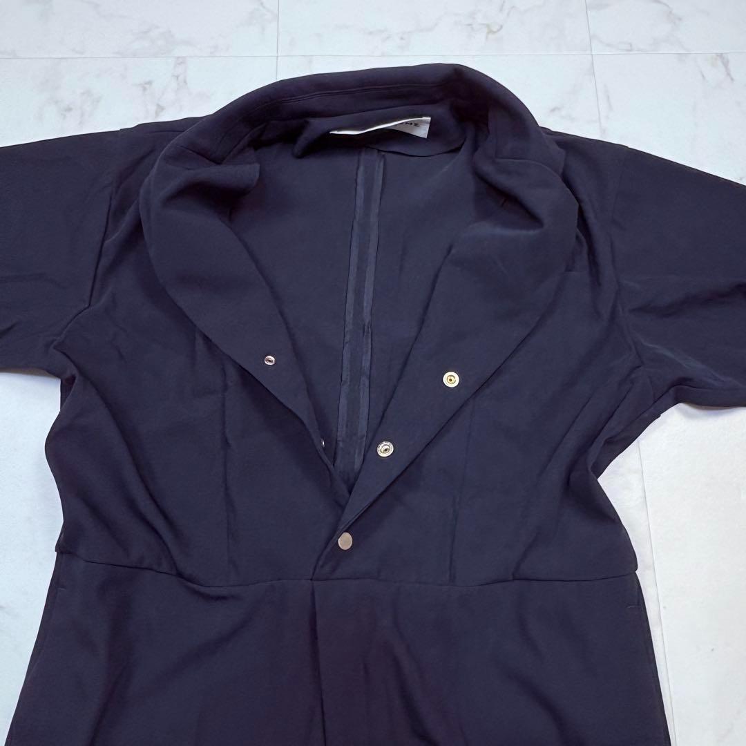 THE SHINZONE オールインワン　ネイビー　半袖　Free サンプル品1