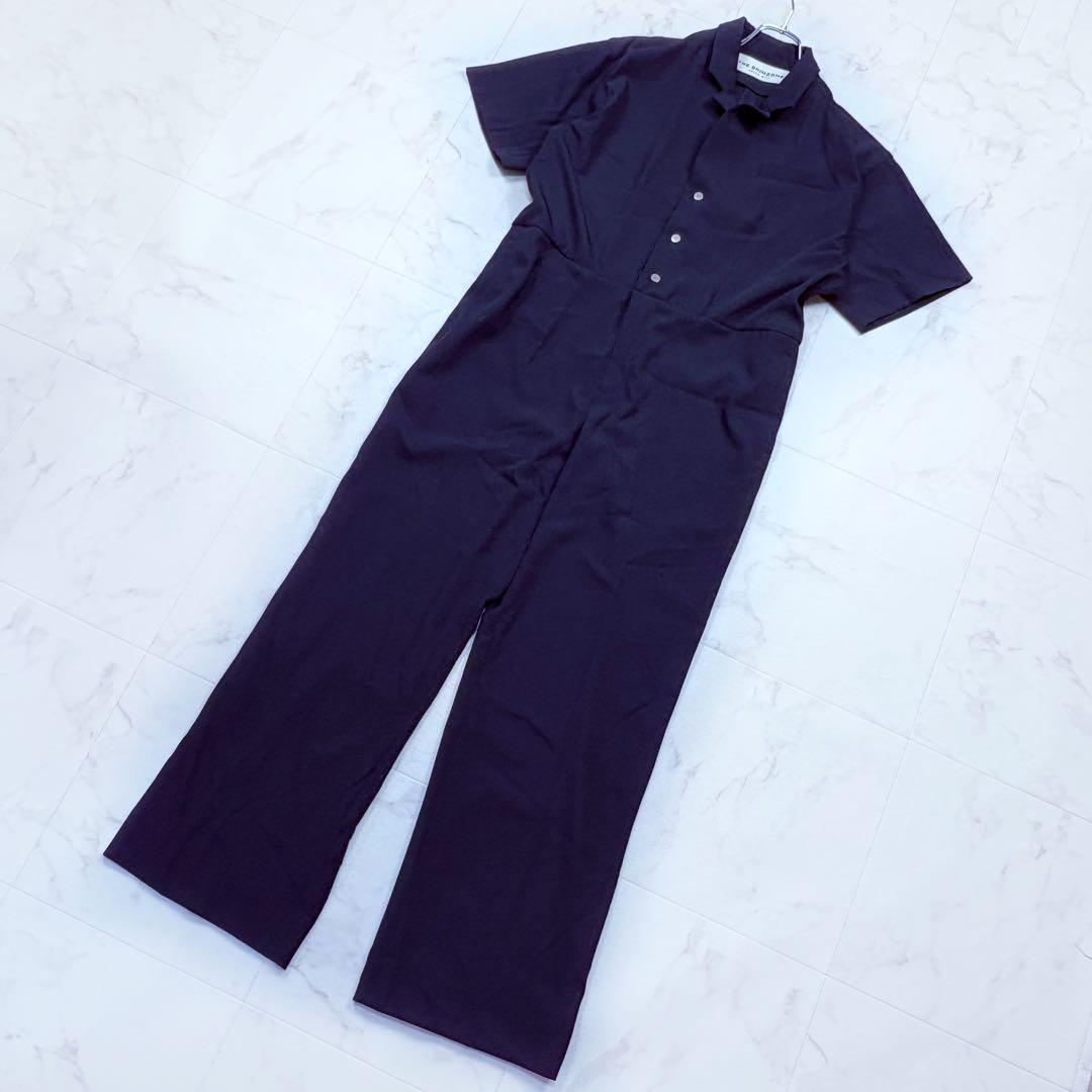 THE SHINZONE オールインワン　ネイビー　半袖　Free サンプル品1