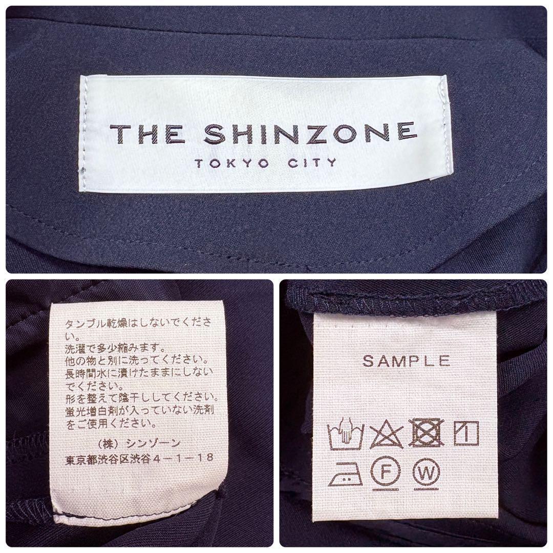 THE SHINZONE オールインワン　ネイビー　半袖　Free サンプル品1