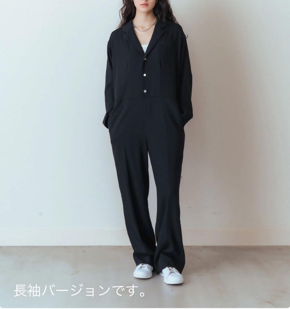 THE SHINZONE オールインワン　ネイビー　半袖　Free サンプル品1