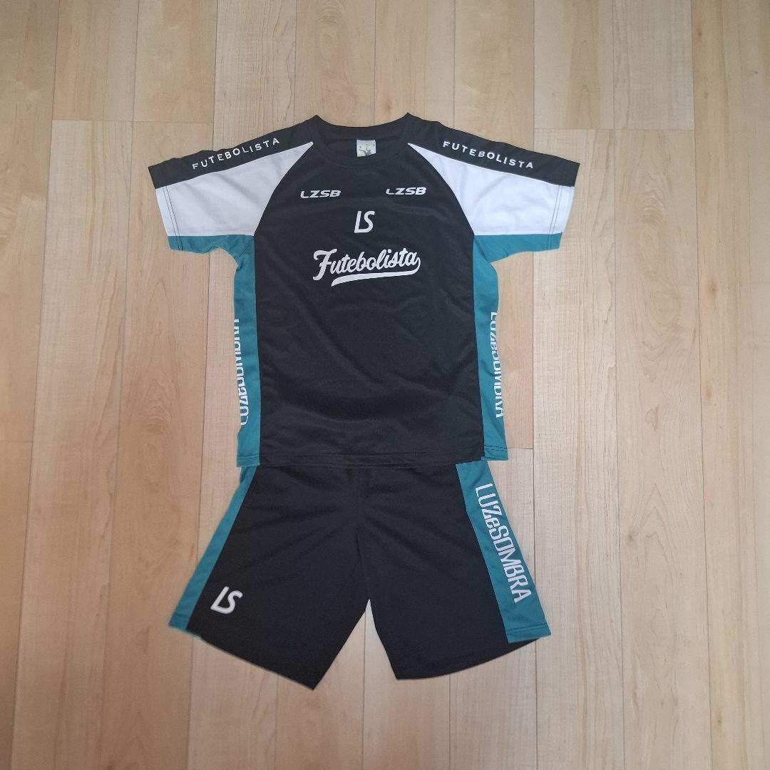 LUZeSOMBRA 　ジャージ　長袖&半袖　上下セット(ブラックターコイズ)