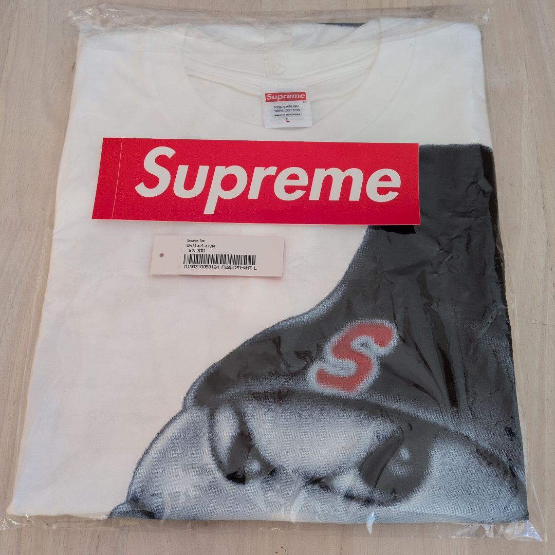 Supreme man Tee ホワイト Lサイズ