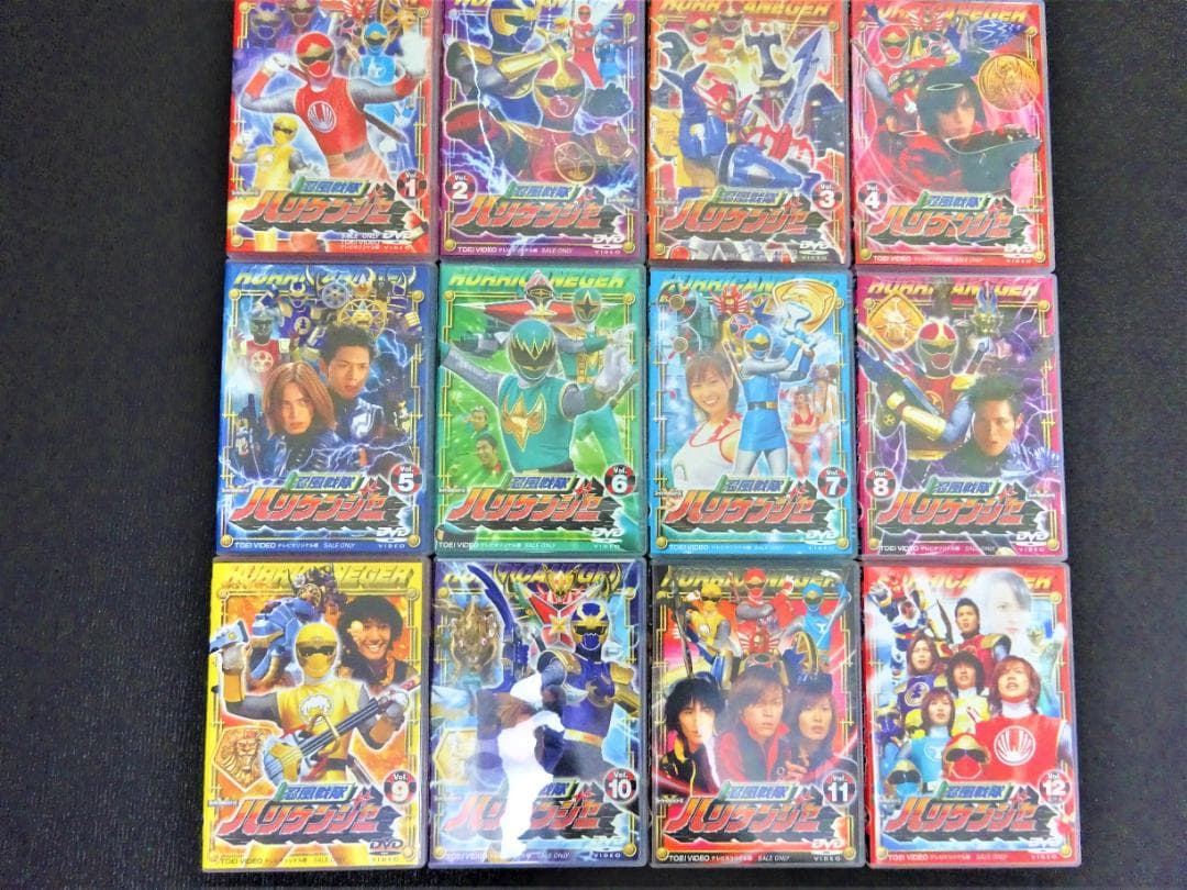 忍風戦隊ハリケンジャー　DVD　12巻セット