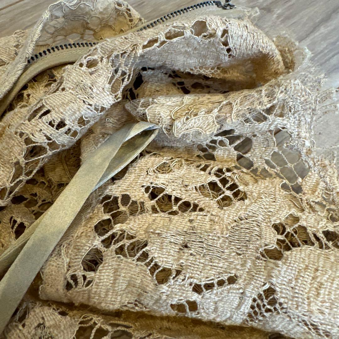 DOLCE & GABBANA ドルガバ 総レース ノースリーブ トップス L