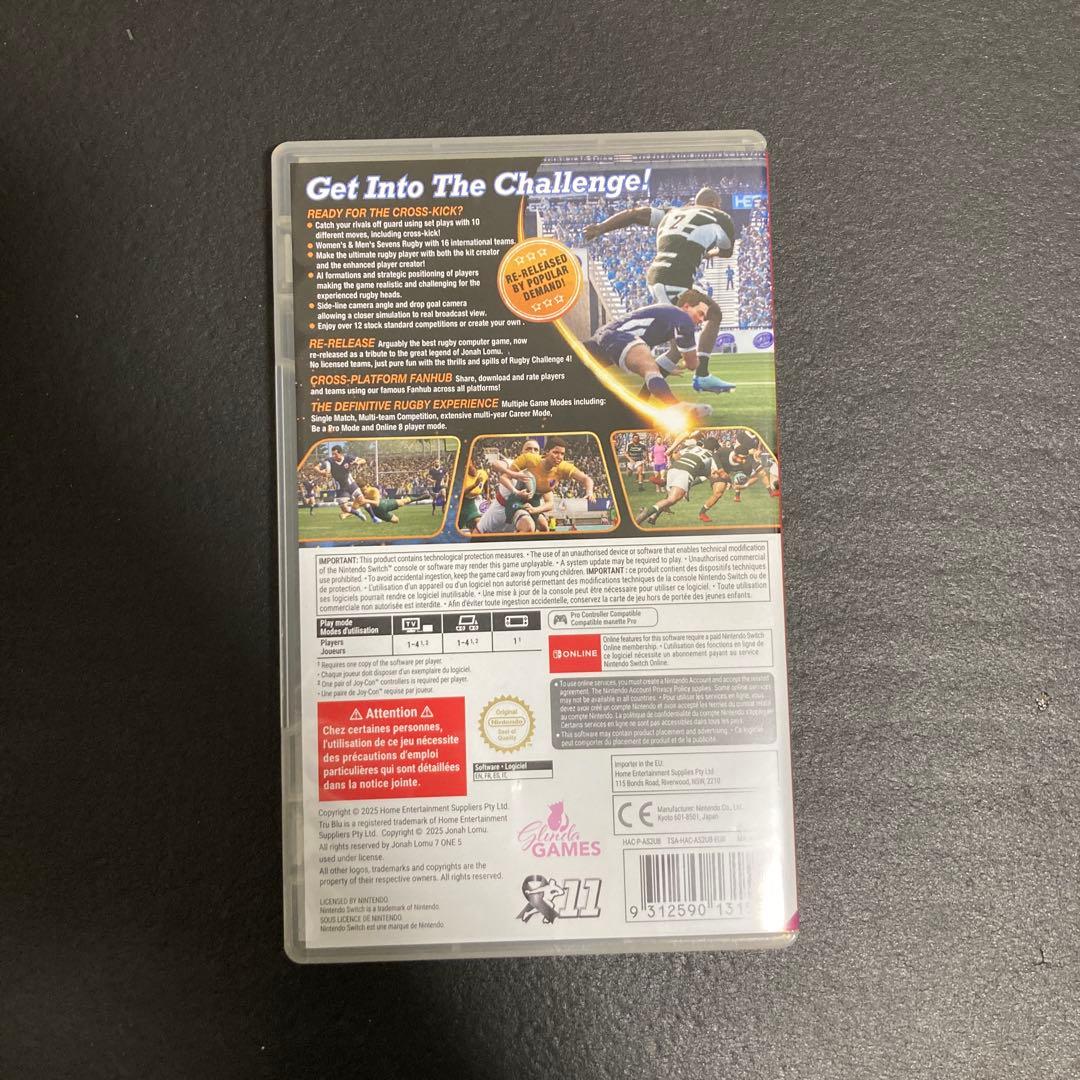 Nintendo Switch JONAH LOMU RUGBY CHALLENGE 4