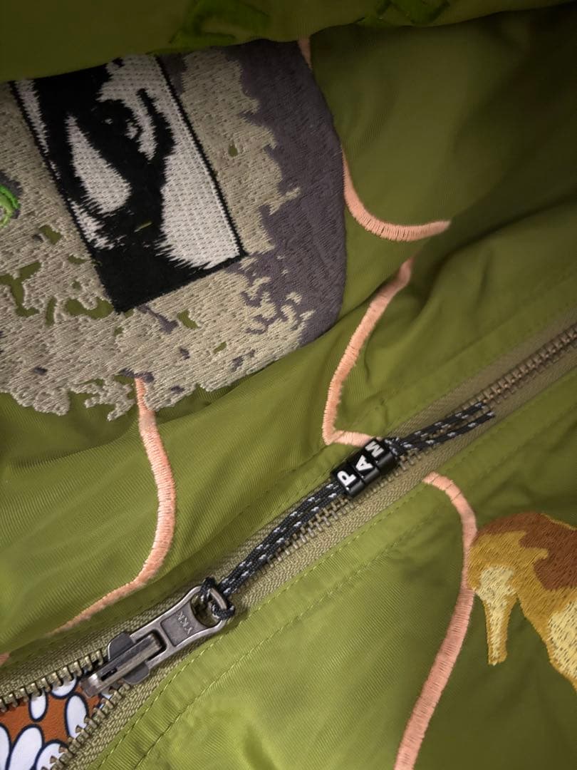 PAM グリーン MA-1ジャケット perks and mini