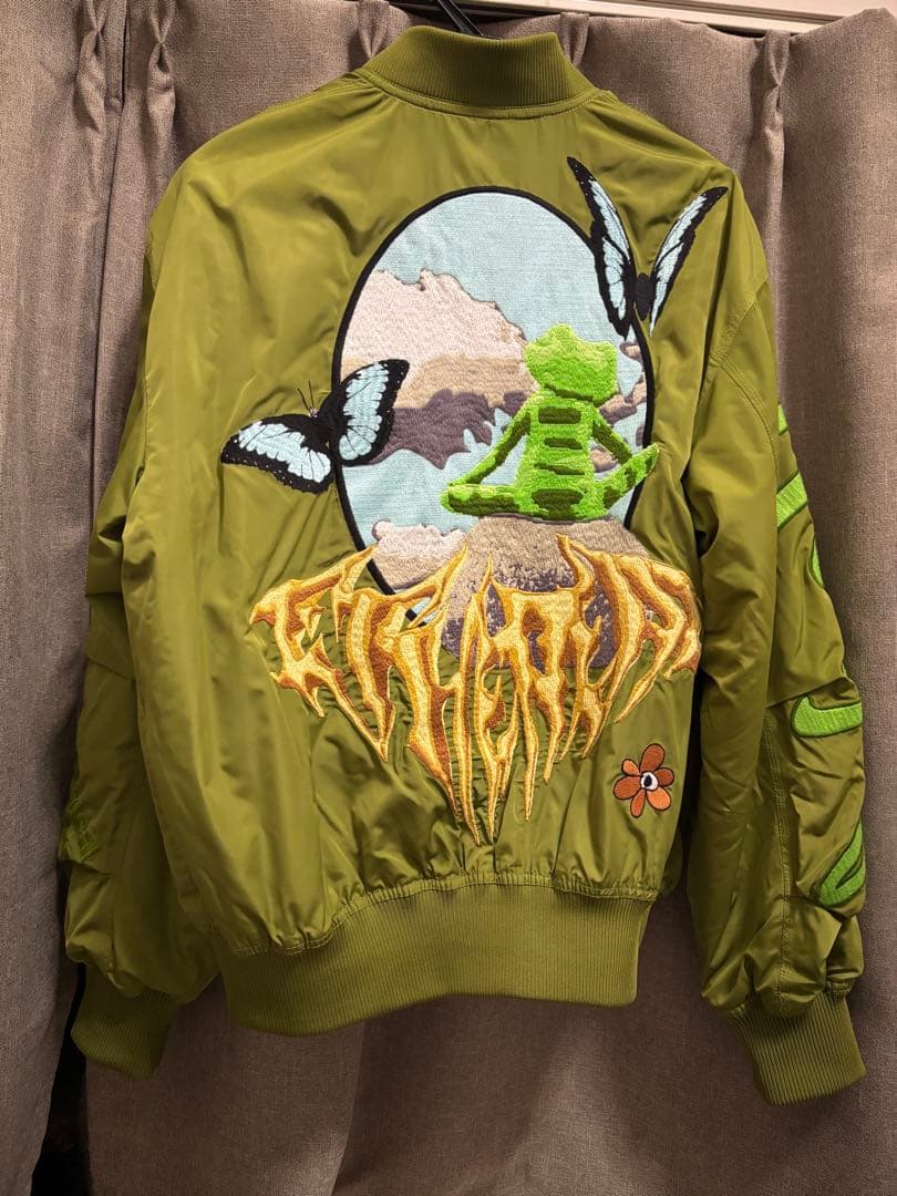 PAM グリーン MA-1ジャケット perks and mini