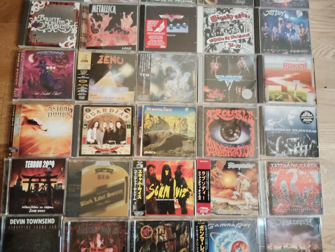 中古　52枚　heavyl　ヘヴィーメタル　ハードロック　 まとめ売り