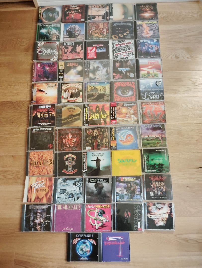 中古　52枚　heavyl　ヘヴィーメタル　ハードロック　 まとめ売り