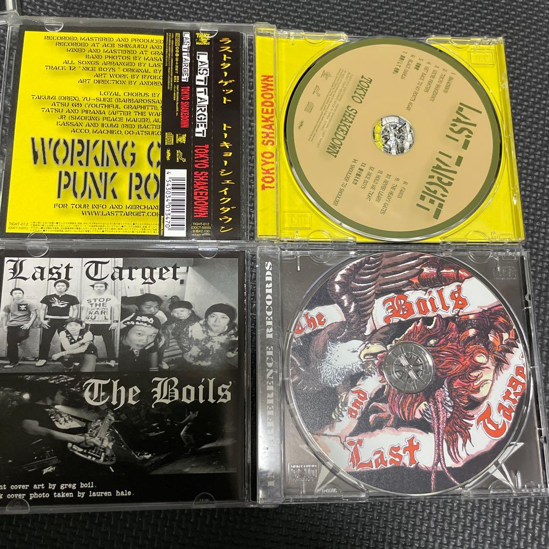 last target CD4枚セット punk oi ANGERFLARES