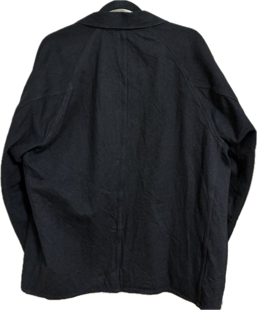 comoli デニムワークジャケット　ブラック　サイズ3