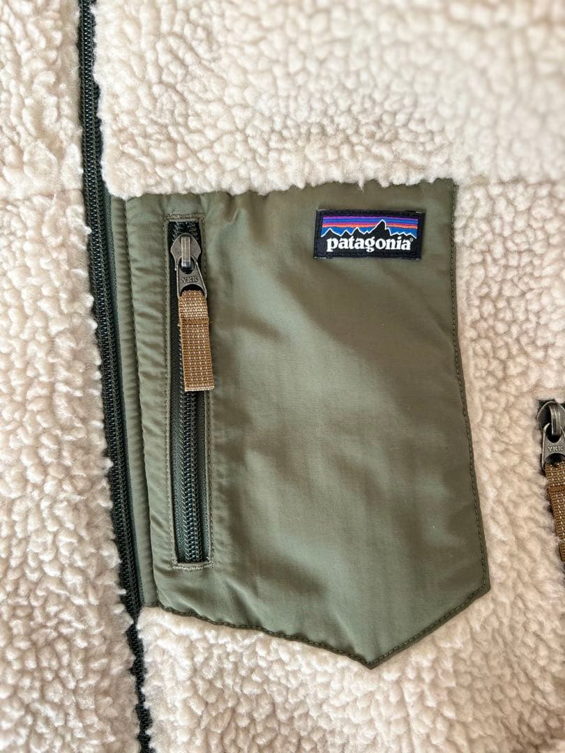 patagonia レトロX ボアジャケット kids M