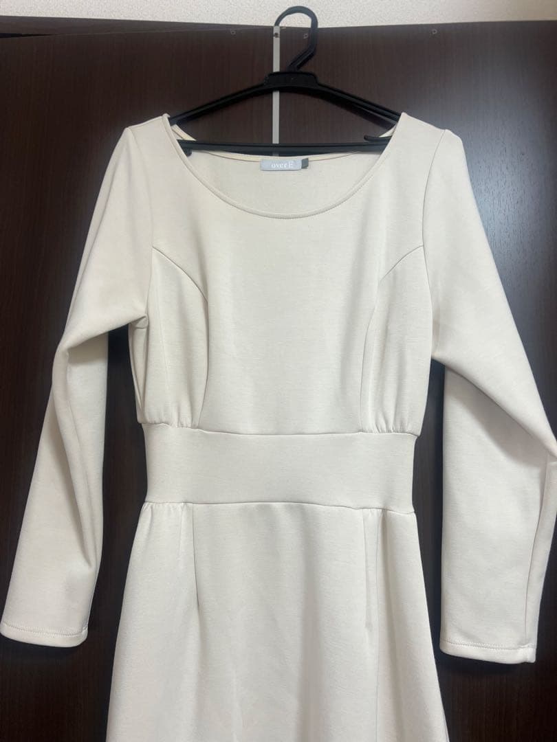 over E オーバーイー　裏起毛プルオーバーティアードワンピース　96サイズ