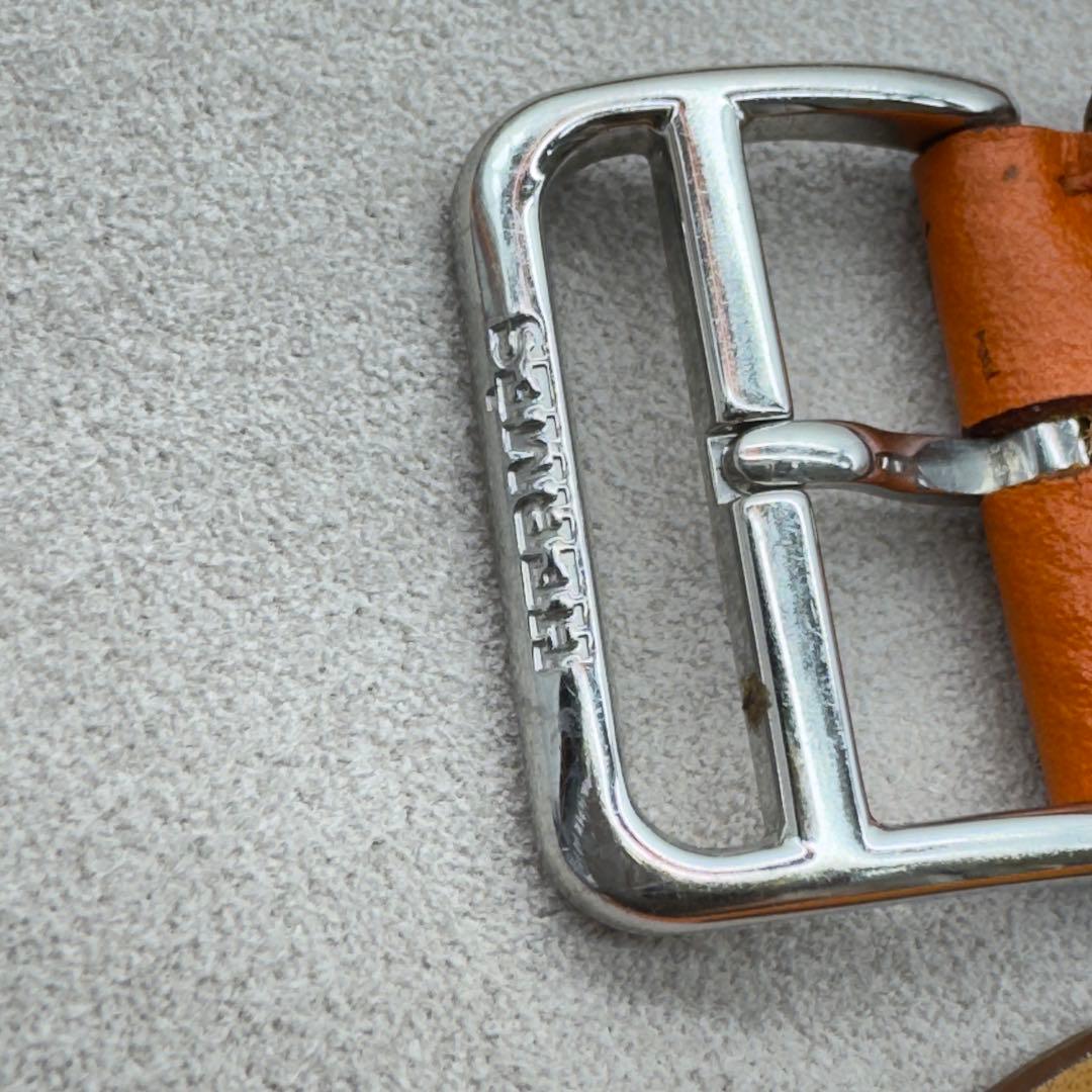 2747 Apple Watch エルメス　オレンジ　エプソンフー　レザーバンド