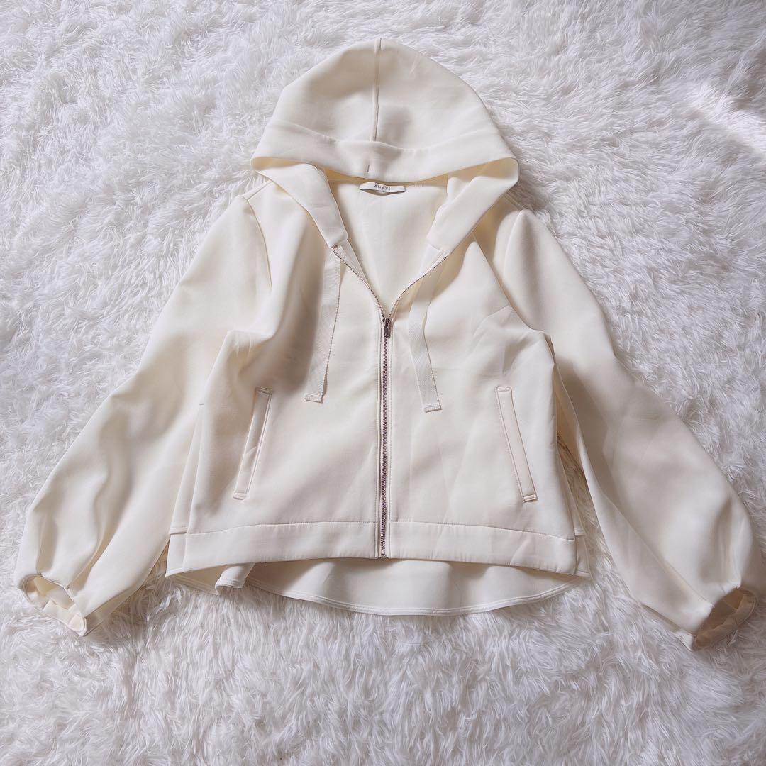 完売品　ANAYI アナイ　ダンボールジャージ フーディー パーカー アイボリー