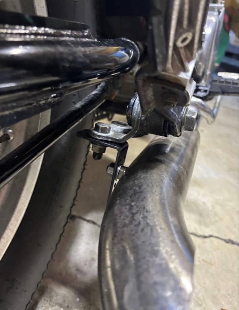 sr400 ターンアウトマフラー