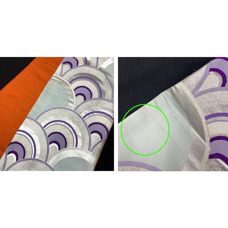 505ag15■七五三 七歳 女児 着物&袋帯&長襦袢 トール 鼓■状態良好