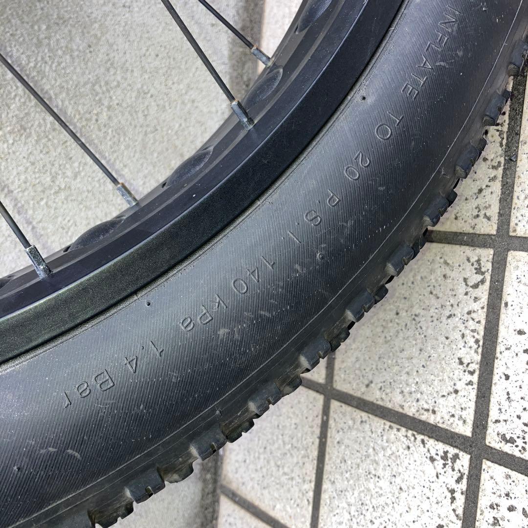 ファットバイク　タイヤ（CHAO YANG）&リム　26×4.0 前後セット
