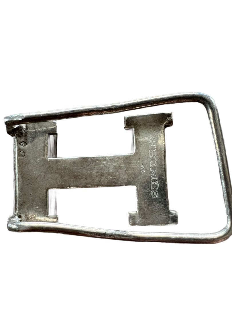 HERMESエルメス　コンスタンス　Hロゴ　マネークリップ　シルバー925